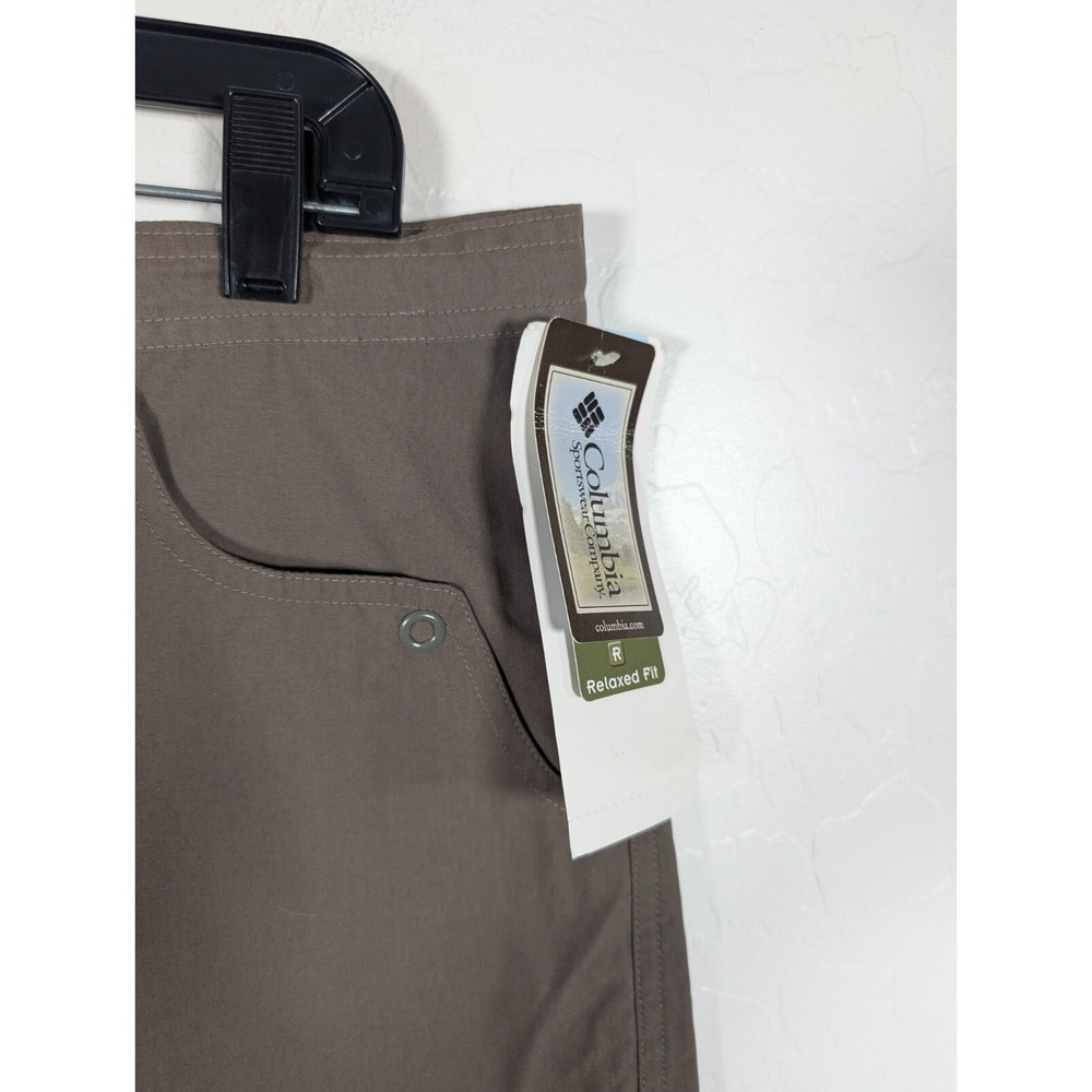 Columbia Shorts Women's‎ Large 5 inch Brown Snappy Cargo II Relaxed Fit Hiking - Picture 6 of 11